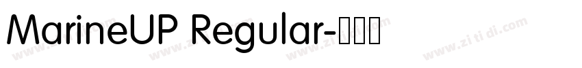 MarineUP Regular字体转换 MarineUP Regular字体转换